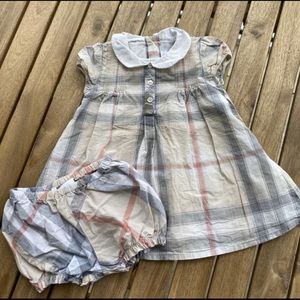 Dress + pants 1 / 3 months Burberry girl baby
